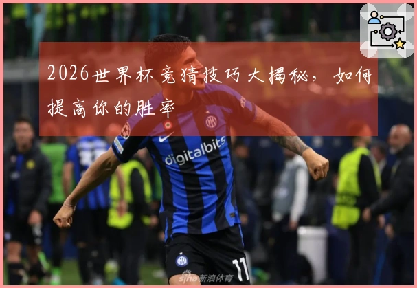 2026世界杯竞猜技巧大揭秘，如何提高你的胜率